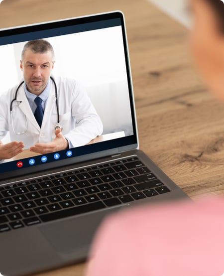 A Telehealth Session in progress